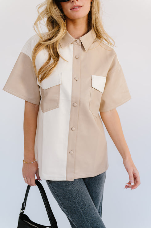 Dazed Babe Leather Top